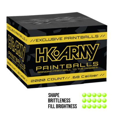Hk Army 2000 .68 Cal Exclusive Paintballs